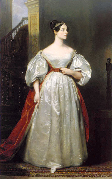 阿达·奥古斯塔(Ada Lovelace)的画像 ,Google,谷歌Doodle纪念首位程序员阿达·奥古斯塔