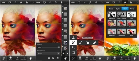 ,平板电脑,iOS和Android版Photoshop Touch终于出现了！
