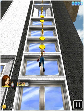 ,移动游戏,极客,垂直攀岩跑酷手游《疯狂攀岩家》海外评测表现优异