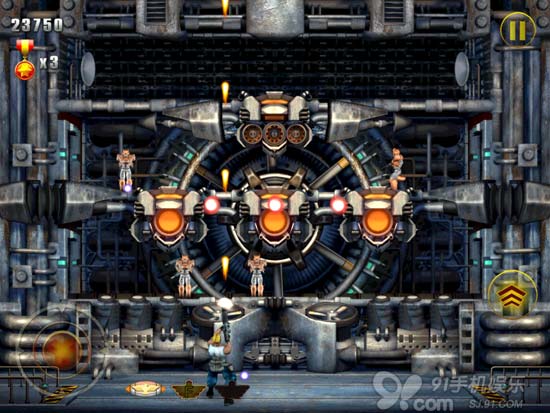 ,极客,移动游戏,91无线首发 儿时经典《魂斗罗进化革命》