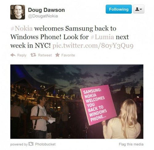 ,粉丝,Twitter,诺基亚评三星WP手机：最先发布的未必最好