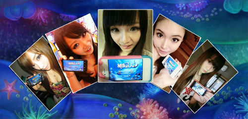 ,极客,智能手机,[多图] 微博掀宅女自拍热潮 《捕鱼达人》妹纸合集领衔手游玩家