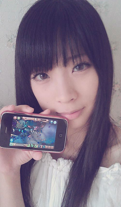 ,极客,智能手机,[多图] 微博掀宅女自拍热潮 《捕鱼达人》妹纸合集领衔手游玩家