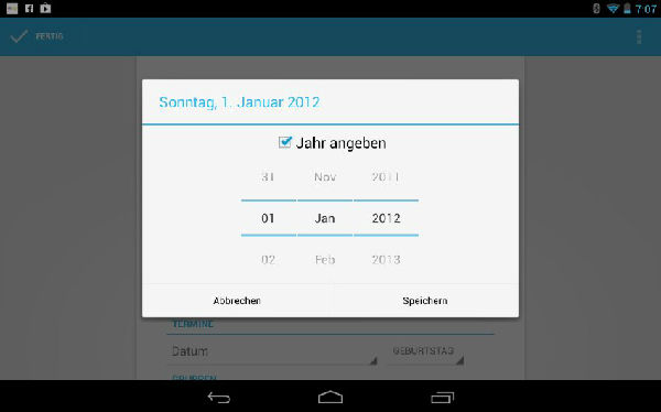 安卓4.2系统通讯录功能中没有2012年12月 ,Google,悲剧!安卓4.2研发疏忽致中枪!