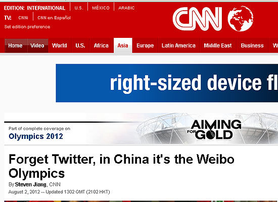 ,Twitter,网民,忘了推特吧 在中国伦敦奥运是微博的奥运