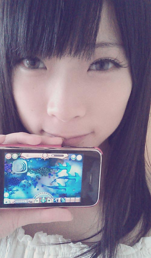 ,极客,智能手机,[多图] 微博掀宅女自拍热潮 《捕鱼达人》妹纸合集领衔手游玩家