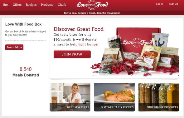 ,电子商务,LoveWithFood：每月送来一份惊喜的另类电商