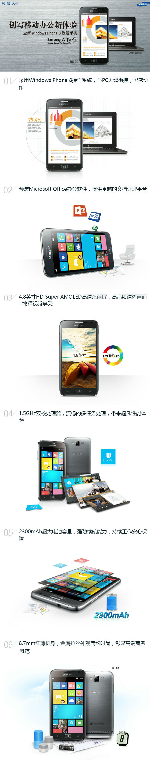 ,智能手机,三星首款WP智能手机ATIV S即将步入大陆市场