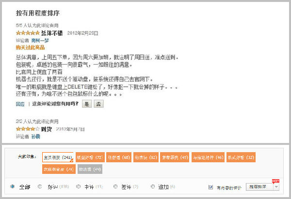,电子商务,网民,Amazon,各大电商评价系统评析系列三：建立评价系统需要思考的几个问题