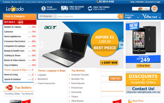 ,电子商务,Amazon,投资人,Rocket Internet投资Lazada一亿美元：意图成就“东南亚亚马逊”