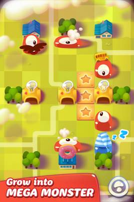 ,移动游戏,91无线携手i-Free，全球首发超Q益智游戏《布丁怪兽》