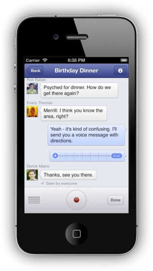 ,Facebook,即时通讯,Facebook升级移动IM应用：加入类微信功能