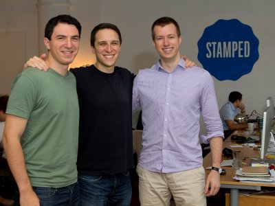 Stamped创业团队(腾讯科技配图) ,创业者,Google,Twitter,谷歌前员工创业 获众明星风投追捧