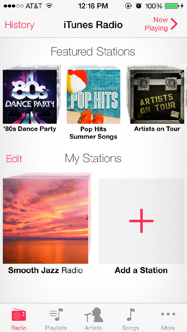 iTunes Radio欢迎页面 ,Apple,Facebook,Google,平板电脑,听或不听?那是一种选择:四大流媒体音乐服务比较