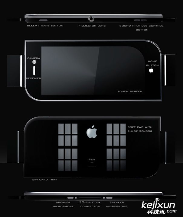 ,网易,Apple,苹果iPhone概念设计 彻底颠覆手机形势 