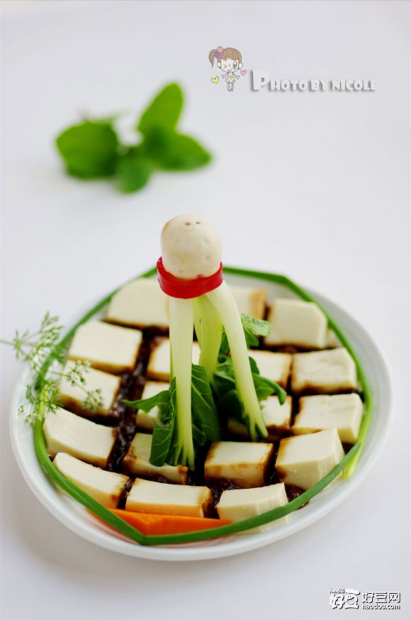 葱拌豆腐 ,互联网,夏日清凉菜式推荐:酱拌豆腐-为羽毛球健儿喝彩