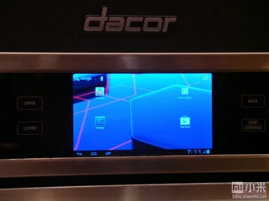 ,平板电脑,科技进厨房 运行Android系统的烤箱亮相CES