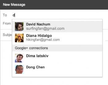Google+:任何人都可以由此发送Gmail给你！