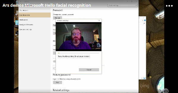 ,Windows面部识别登录系统投入使用