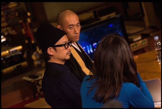 松本紹圭(光明寺僧侶)、真鍋大度(Rhizomatiks Research)、西村真里子(HEART CATCH)