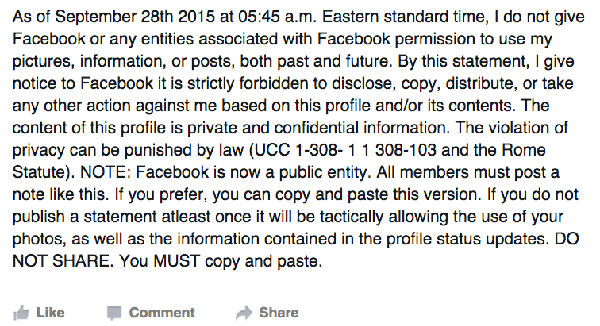 此前曾传播的一条恶作剧式消息 ,扎克伯格,Facebook,扎克伯格向Facebook用户派数百万美元红包?别做梦了