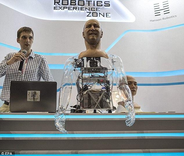 132574396.jpg ,机器人,机器人将毁灭人类?索菲亚自爆愿望清单