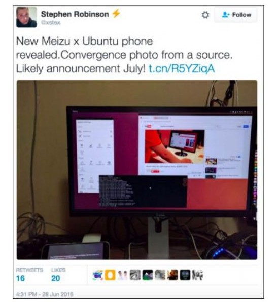 ,疑似魅族MX6真机： 搭载Ubuntu融合系统