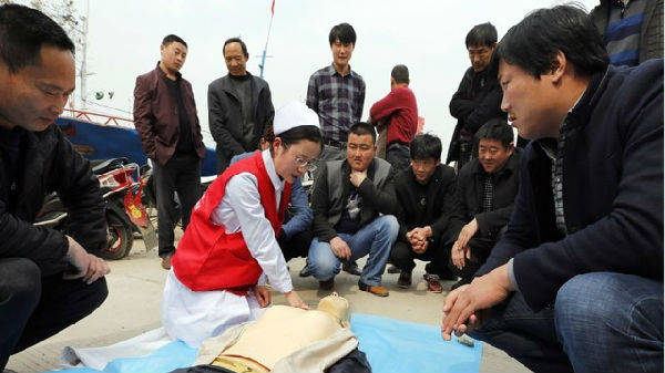 ,上海本月实施“好人法” 鼓励市民参与急救