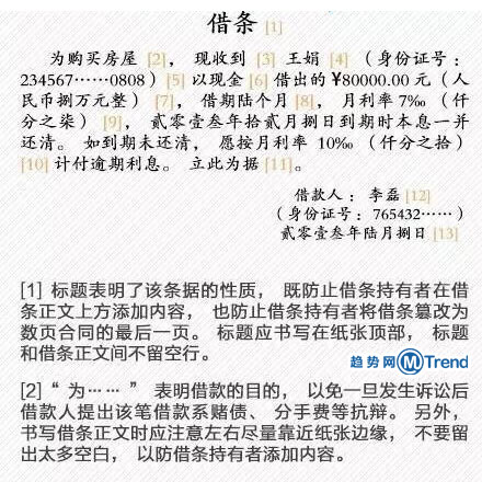借条范本1.jpg ,芝麻信用,借钱时借条怎么写才不会被骗?陷阱一:不打借条打收条
