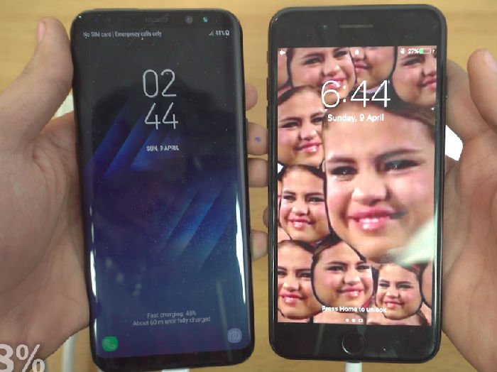 ,iPhone,iPhone 8的无线充电不错，但Android手机的快充将会更好