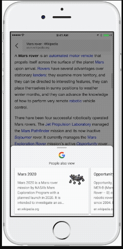 ,Google的搜索应用现在可以提供其他阅读内容的建议