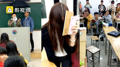 ,杭州小伙3点 偷 东西4点救落水姑娘 大一男生拿喇叭爆笑表白