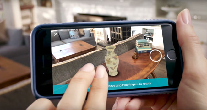 amazon-ar-view.png ,增强现实,亚马逊在其iOS应用程序中添加AR购物功能