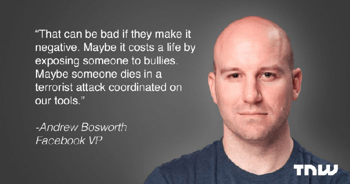 ,扎克伯格,Facebook,Facebook高管为数据收集辩护：或许有人死了