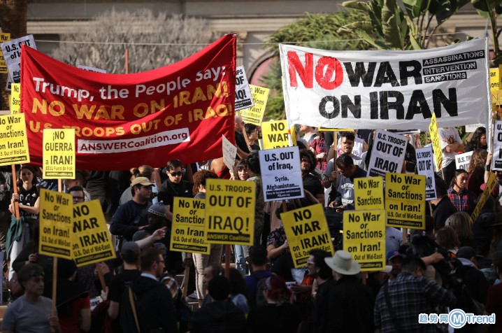 今日热点：美国爆发反战游行 特朗普再警告伊朗