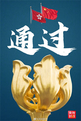 香港维护国家安全法表决通过