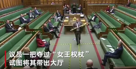 热点：法国总统马克龙新冠检测呈阳性 英国议员夺走女王权杖抗议