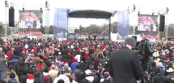 特朗普支持者强闯国会与警察激战 议员逃难 特朗普推特账号将被冻结