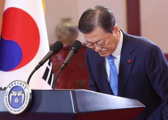 去年结算新冠患者医疗费28.4亿！文在寅称韩国女性平等情况令人羞愧