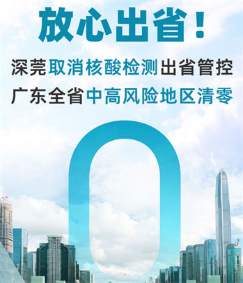 广东中高风险地区清零