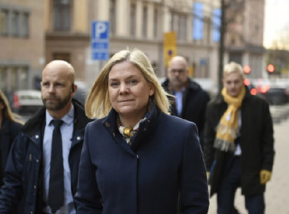 瑞典辞职首相再次当选