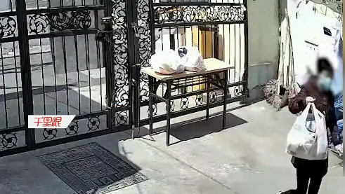 女子疫情抢购千元菜被大妈顺走