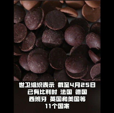 污染沙门氏菌巧克力已销往中国