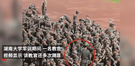 军训教官打骂学生？教官系在校生