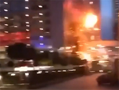 俄称乌无人机袭击莫斯科:楼体爆炸