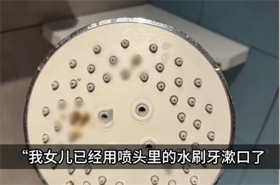 如家酒店被曝花洒现粪便状异物