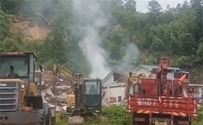 湖南新晃山体滑坡致8人遇难