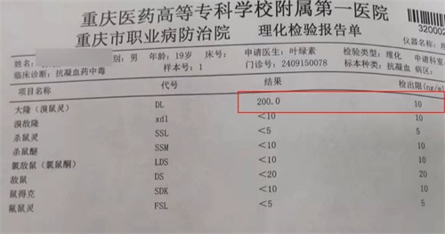 一家人患病查出血液中老鼠药成分高 一家人患病查出血液中老鼠药成分高