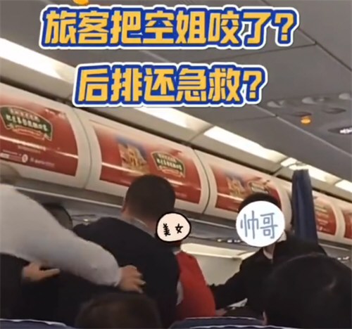 深航一空姐被乘客咬 深航一空姐被乘客咬
