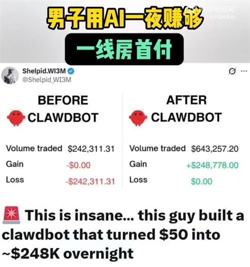 男子用AI一夜赚够一线房首付